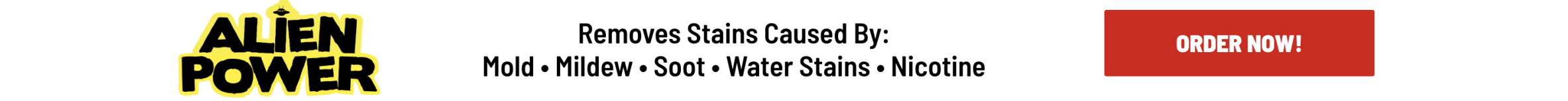 how Alien Power Stain Remover works
